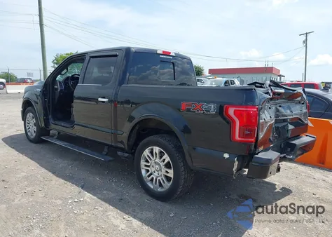 2015 Ford F-150 Platinum из США, поврежденный, VIN 1FTEW1EG9FFA55021
